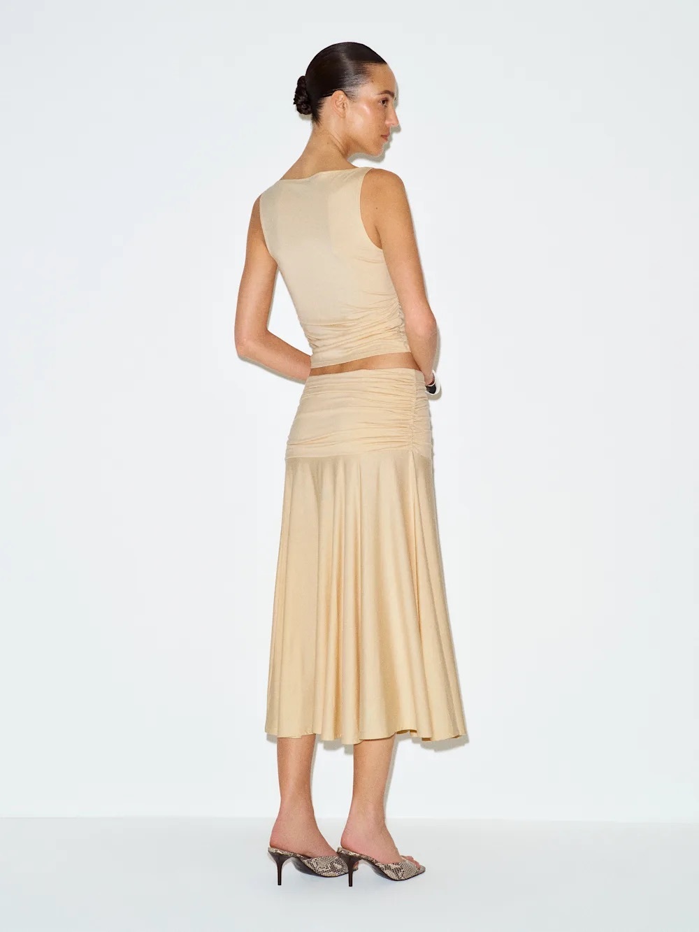 NWT Reformation Demi Knit Two Piece Butter Yellow - Size M - Picture 3 of 3
